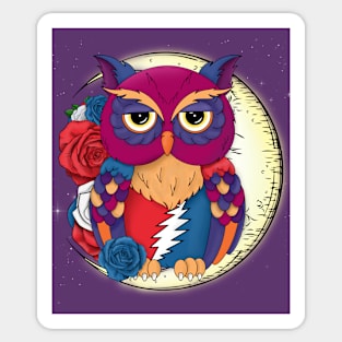 The Grateful Owl Sticker